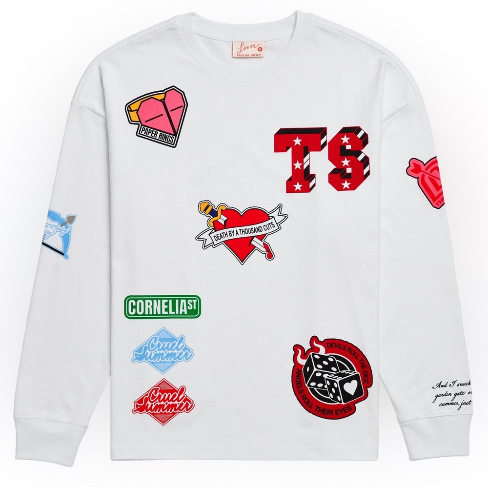 Taylor Swift Lover Album Long Sleeve Tee